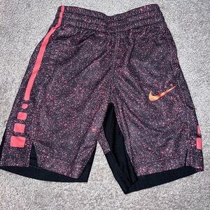 Nike Shorts, Boys, Black and Orange, 7